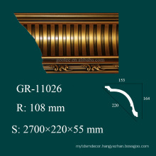 construction material PU crown moulding angles for house interior decoration